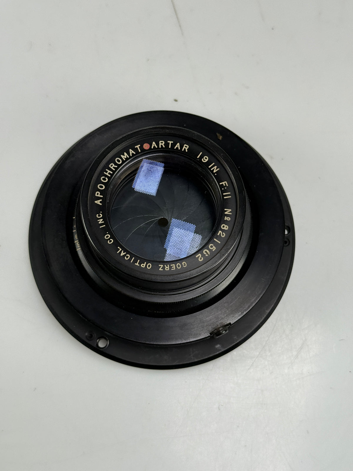 C.P. GOERZ 19 IN INCH F11 ARTAR APOCHROMAT RED DOT Barrel Lens