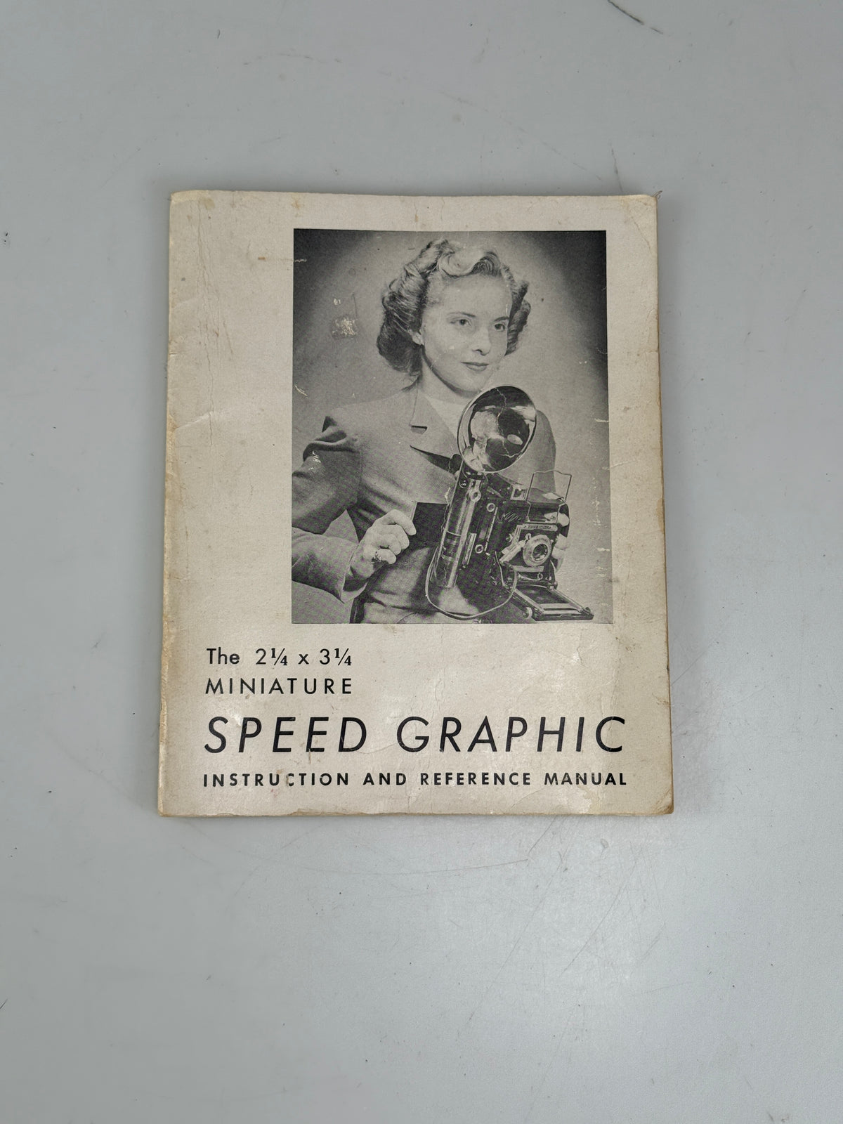 Graflex Speed Graphic minature 2 1/4 x 3 1/4 2x3 Instruction Manual
