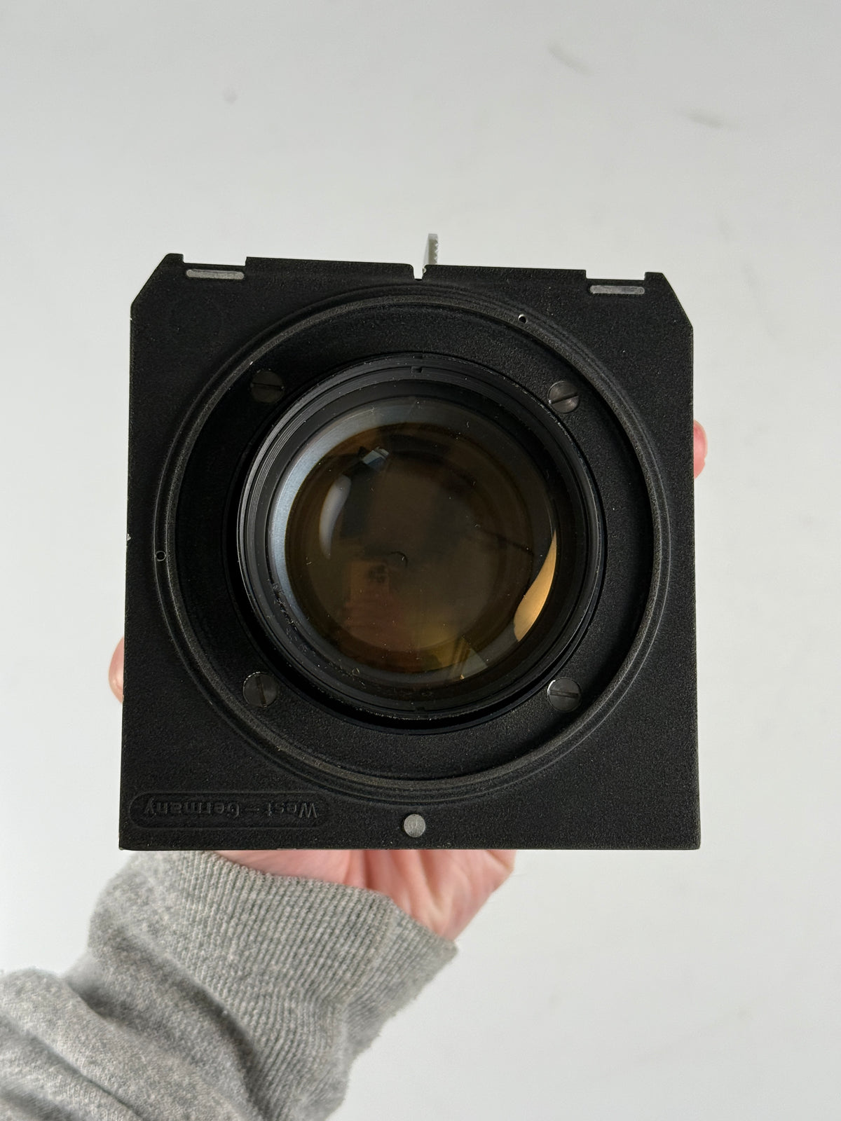 Linhof select Carl Zeiss Planar 135mm f3.5 Large format lens, with board RARE