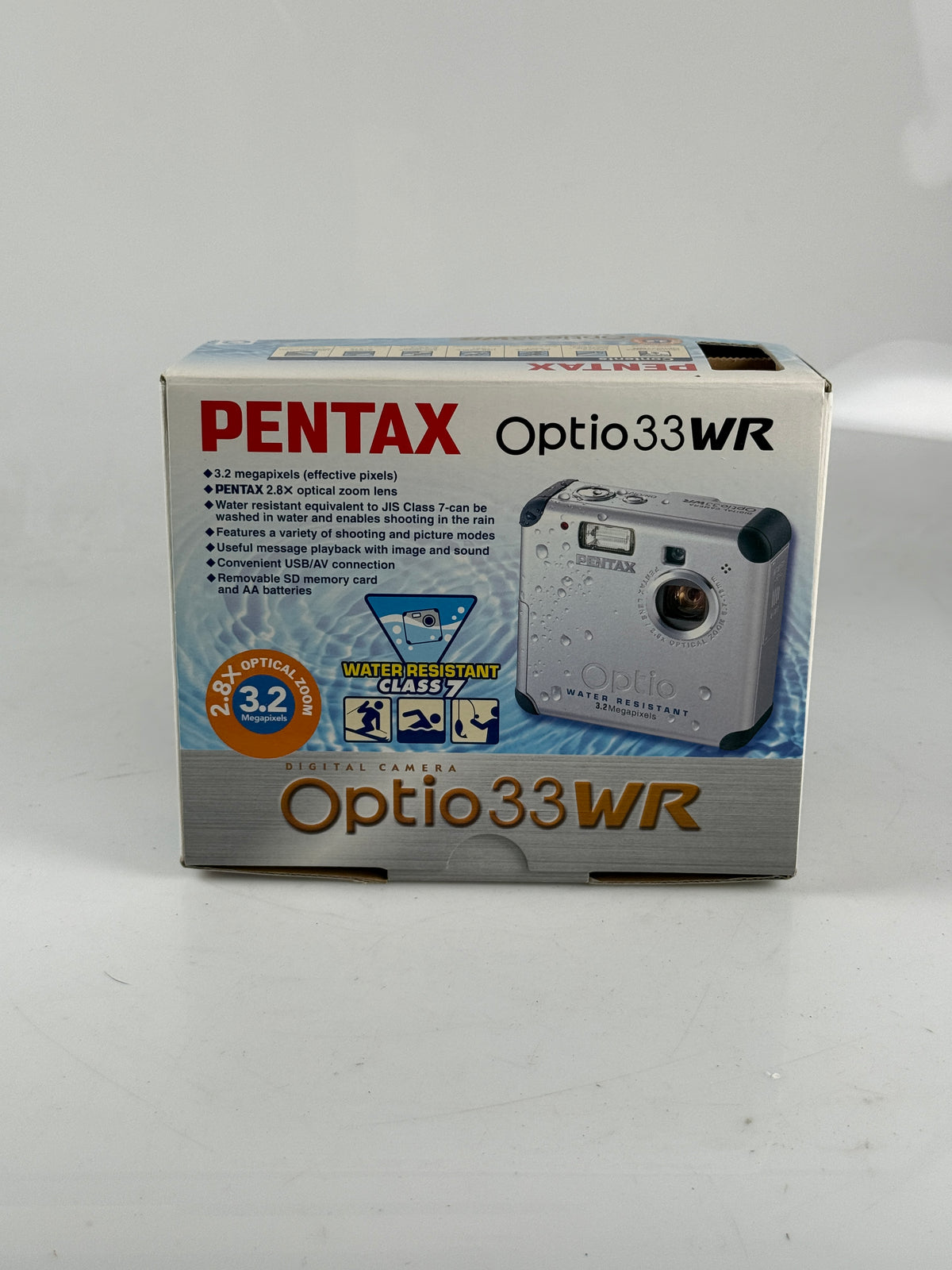 Pentax Optio 33WR Water Resistant Digital Camera 3.2MP