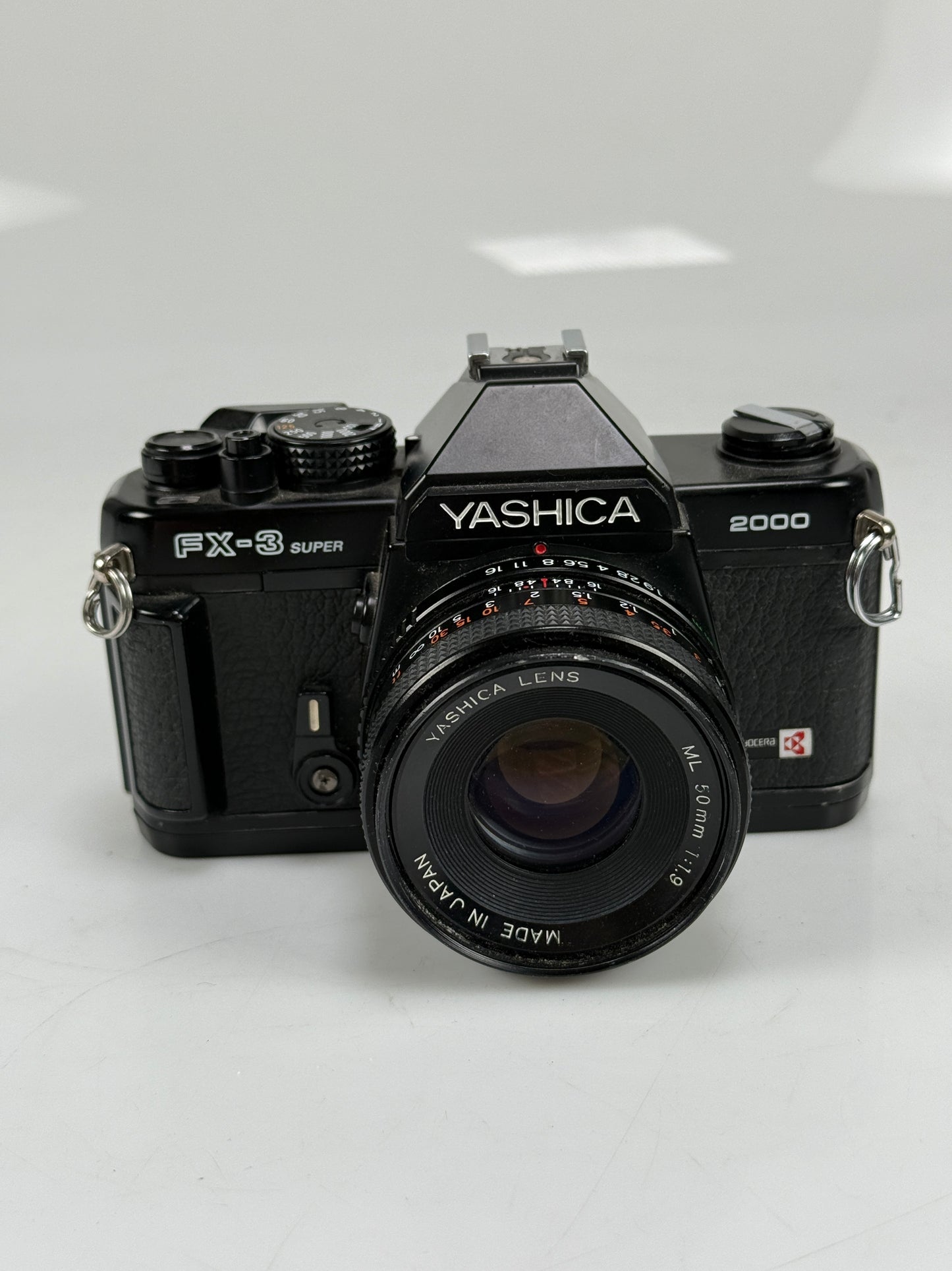 Yashica FX-3 Super 2000 35mm SLR Film Camera ML 50mm f1.9 Lens