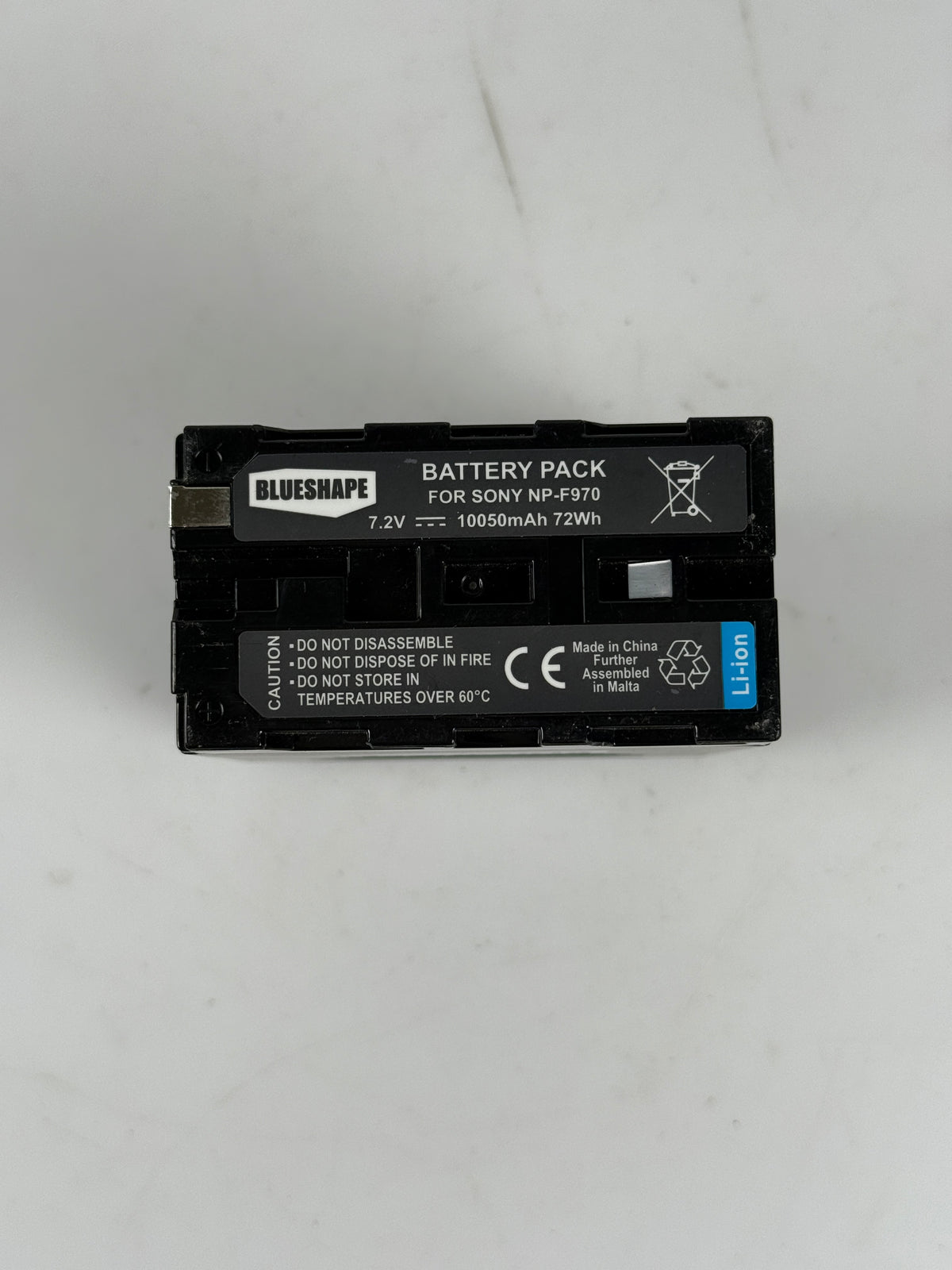 Blueshape BMNPF970 Battery Compatible with Sony NP-F970 7.2V 10Ah 72Wh