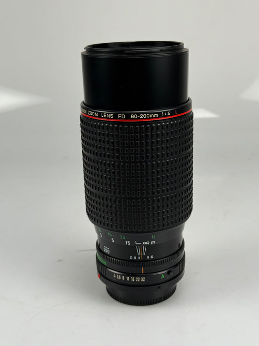 Canon FD 80-200mm f4 Telephoto Zoom L Lens