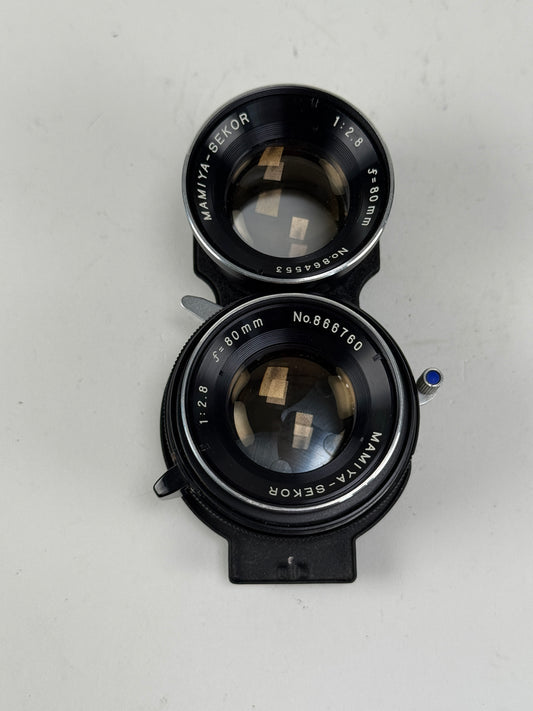 Mamiya Sekor 80mm F2.8 Blue Dot TLR LENS C220 C330