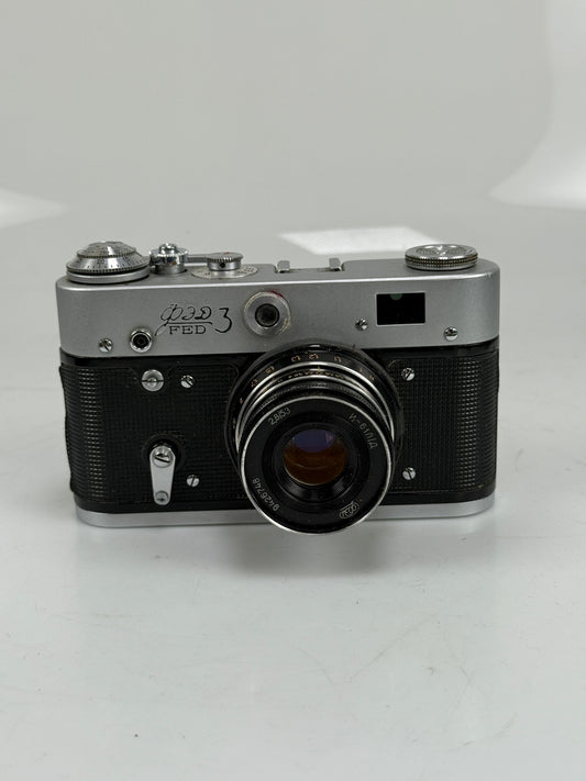 FED 3 LEICA Rangefinder Camera 55mm f2.8 Lens