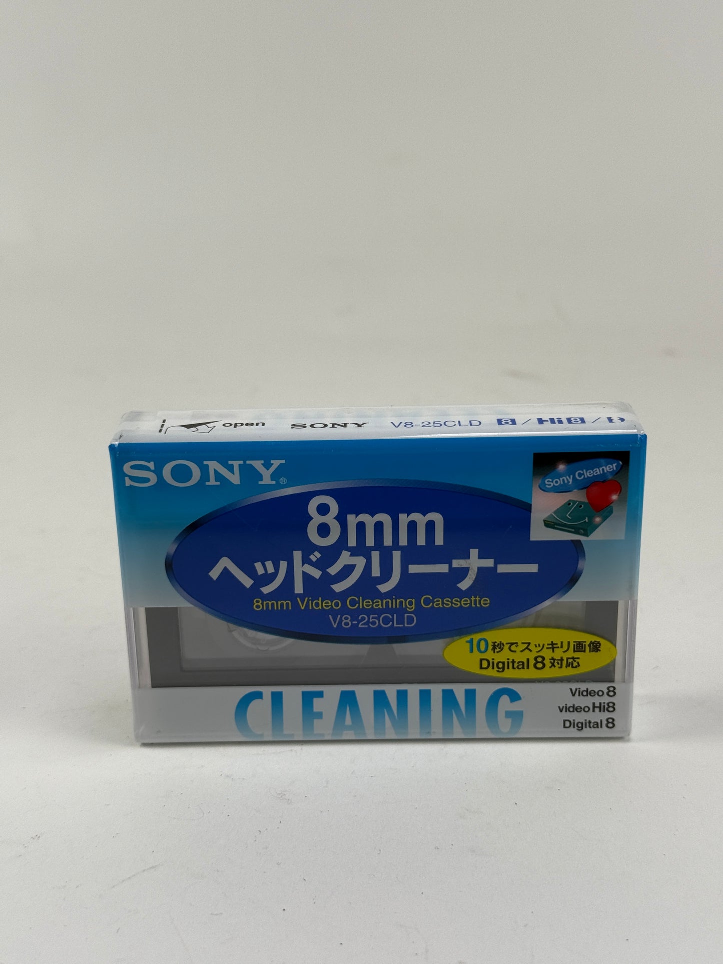 SONY Hi8 / Digital8 / 8mm Video Head Cleaning Cassette V8-25CLD