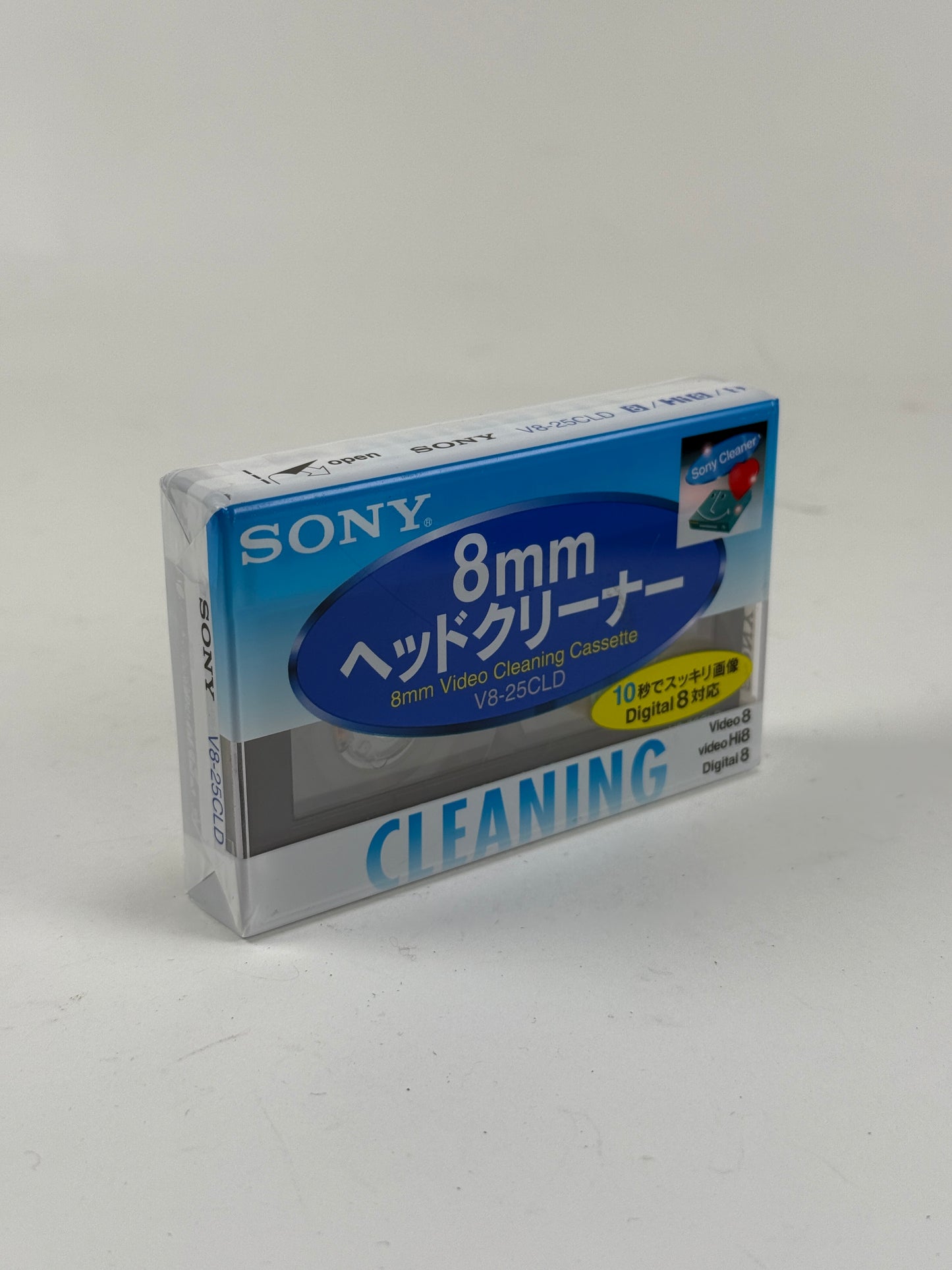 SONY Hi8 / Digital8 / 8mm Video Head Cleaning Cassette V8-25CLD