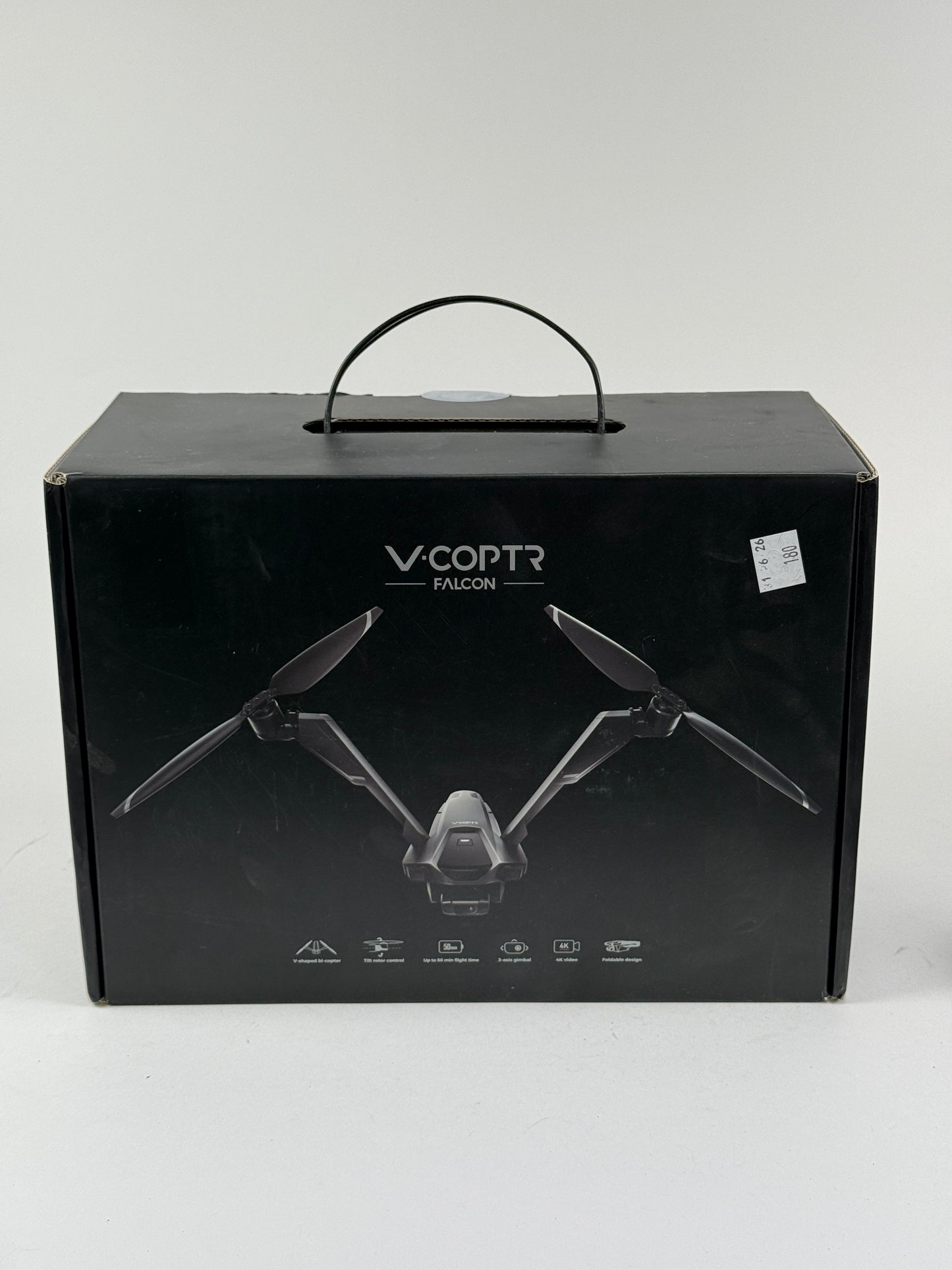 ZERO ZERO ROBOTICS V-Coptr Falcon 50mins Flight Time- V-shaped Bi-copter-4K Video w/ controller