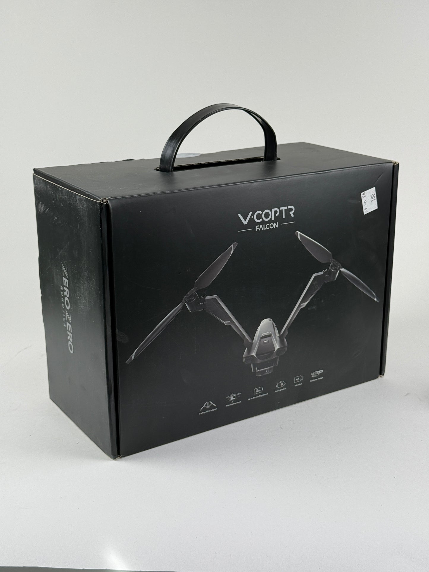 ZERO ZERO ROBOTICS V-Coptr Falcon 50mins Flight Time- V-shaped Bi-copter-4K Video w/ controller