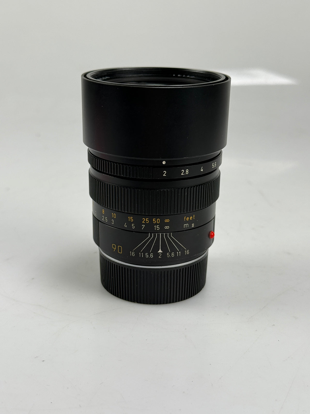 Leica 11136 90mm f2 Summicron-M E55 Lens Black (v.II)