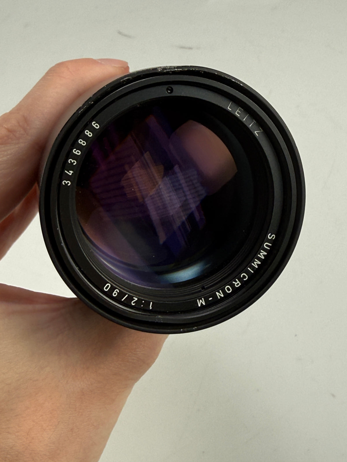 Leica 11136 90mm f2 Summicron-M E55 Lens Black (v.II)