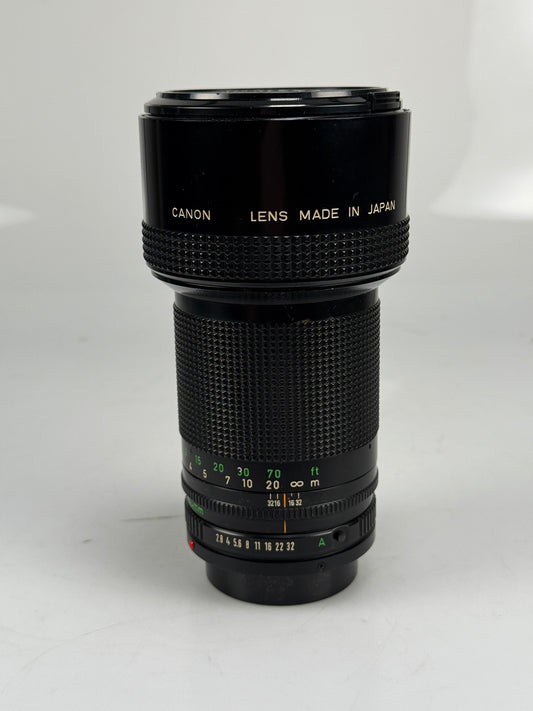 CANON New FD NFD 200mm f2.8 Telephoto MF Lens