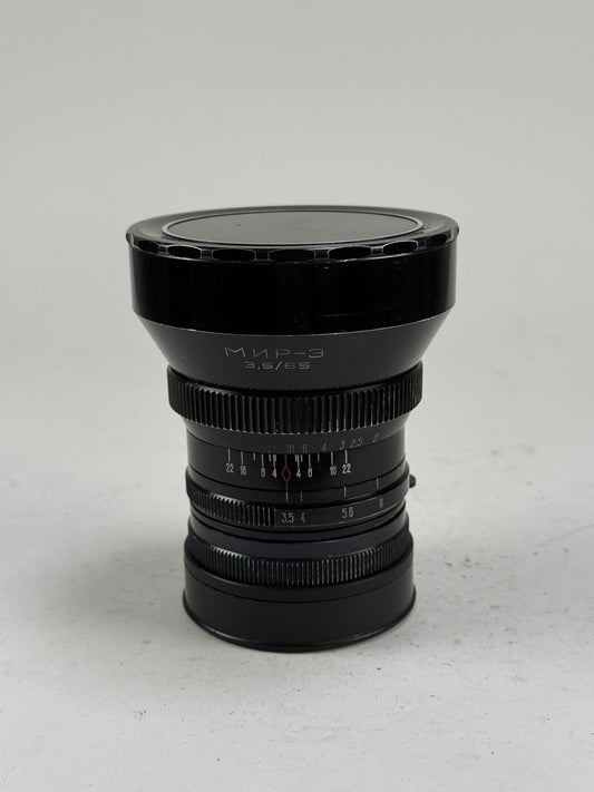 Mir-3 65mm f3.5 Medium Format Lens | Pentacon Six / Kiev 60