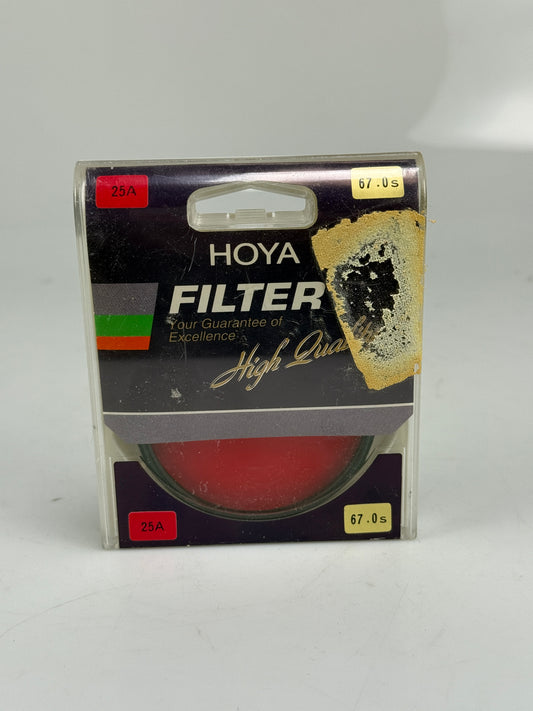 Hoya 67mm R(25A) Red lens Glass Filter