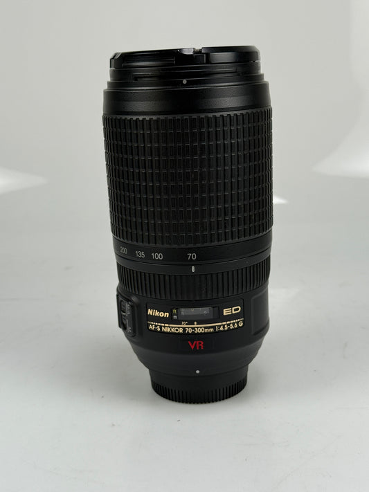 Nikon Nikkor AF-S 70-300mm f4.5-5.6 G ED VR IF Lens AFS