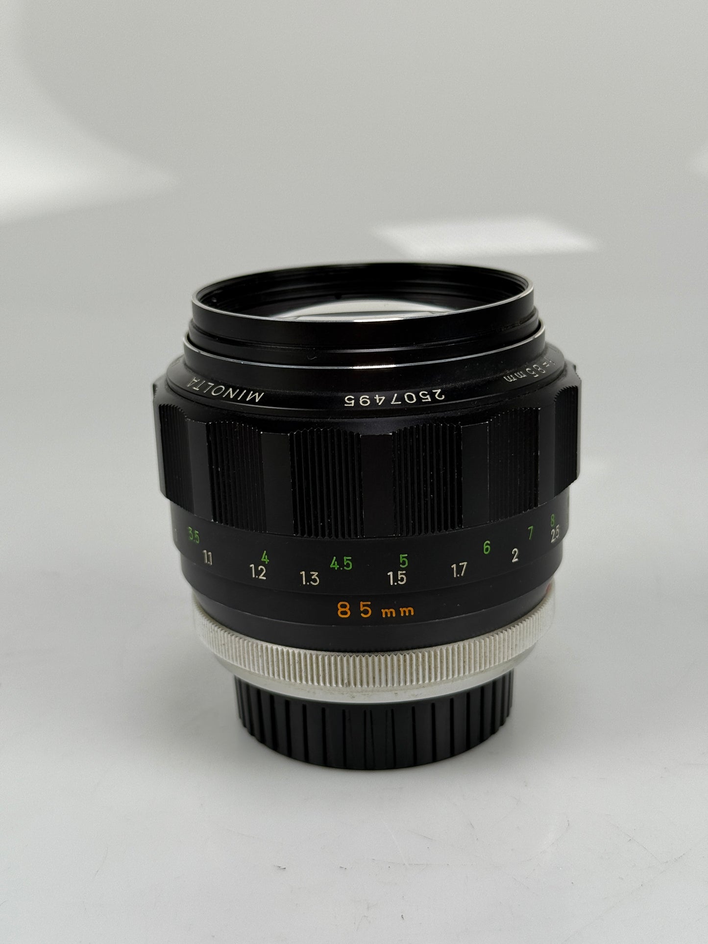 Minolta MC ROKKOR PF 85mm f1.7 MF Portrait Lens