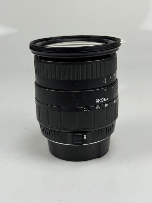 Sigma 28-200 F3.8-5.6 Autofocus Zoom Lens Canon EF Mount