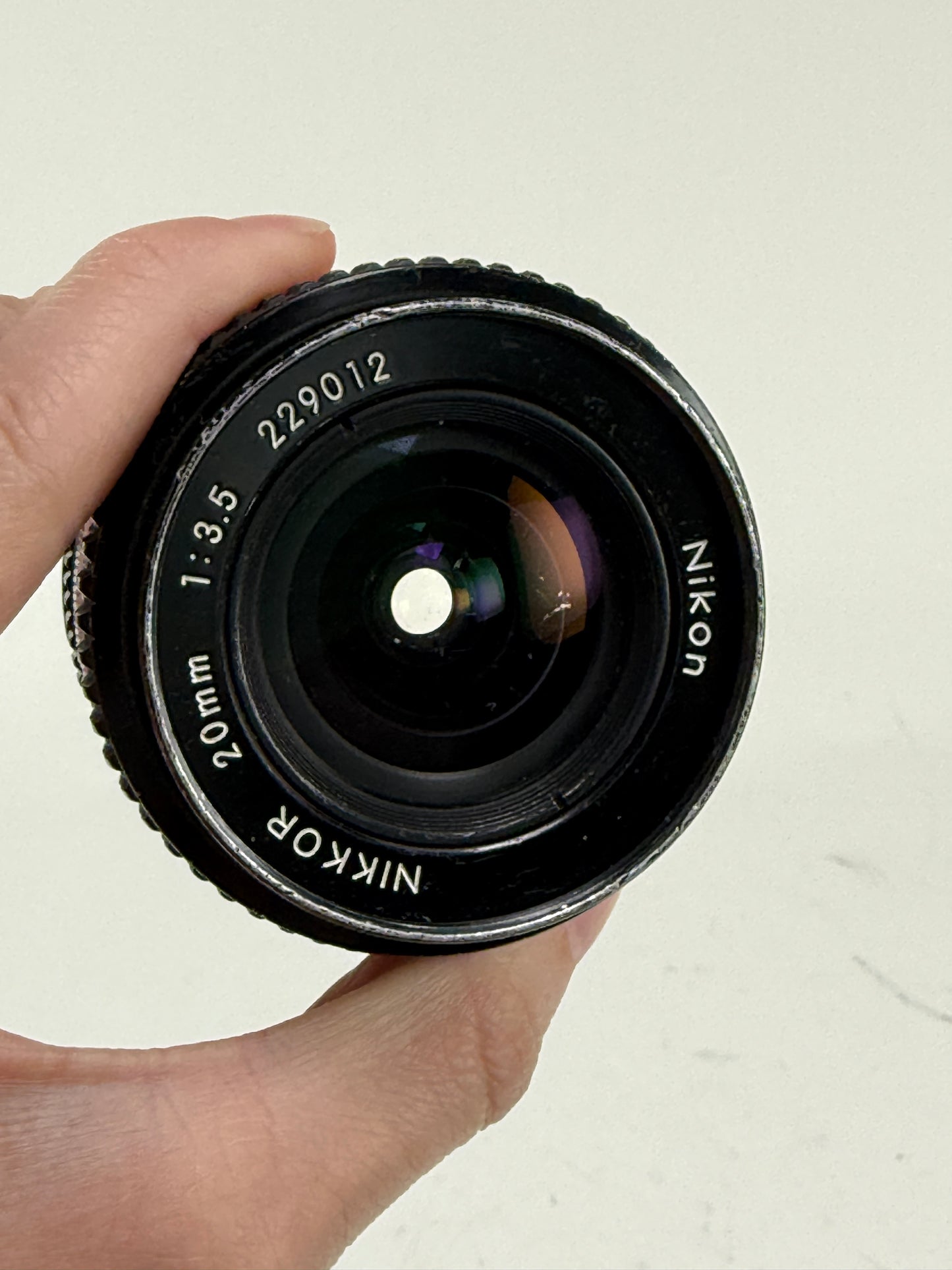 Nikon Nikkor 20mm F4 Ais Manual Focus Lens