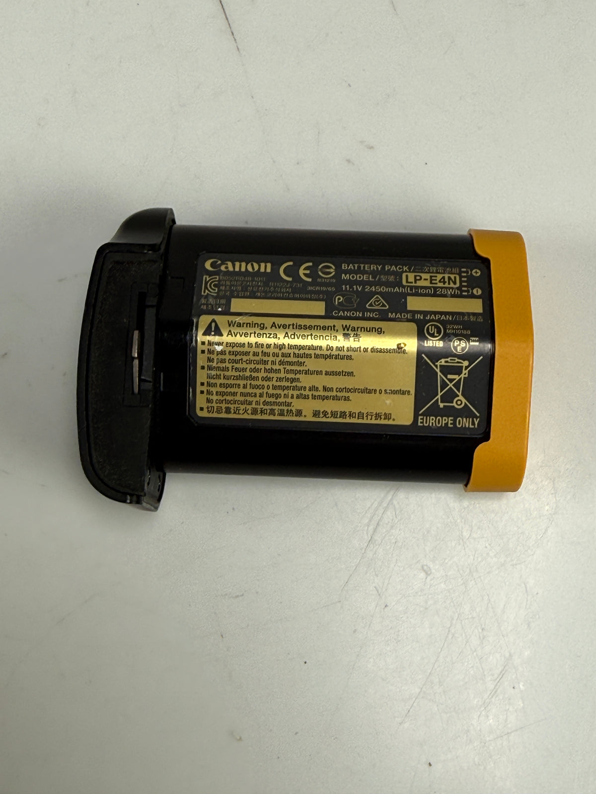 Genuine Canon LP-E4N battery Li-Ion Camera for 1D IV 1DX 1DX II III