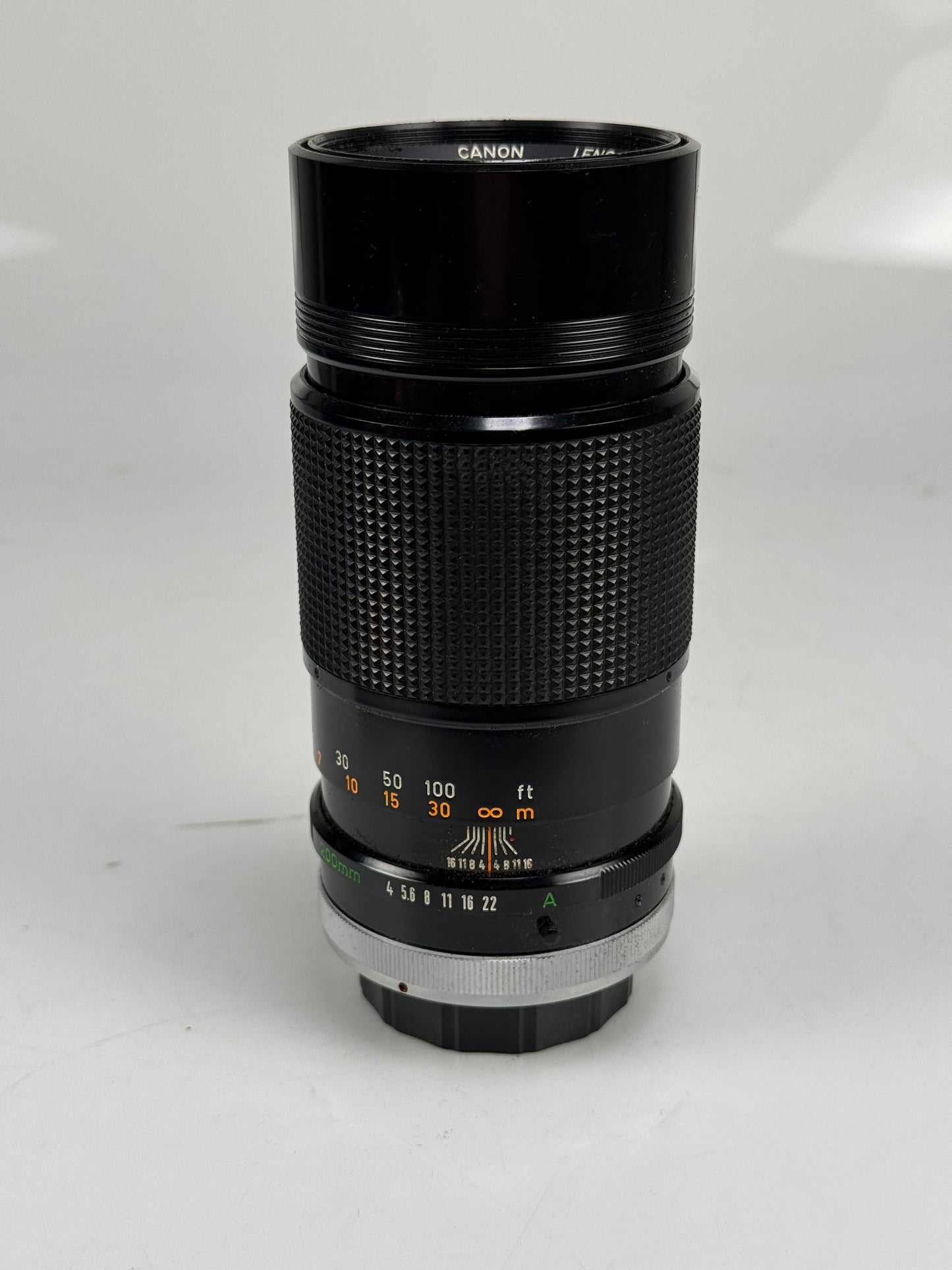 Canon FD 200mm f4 S.S.C. Telephoto Zoom Camera Lens