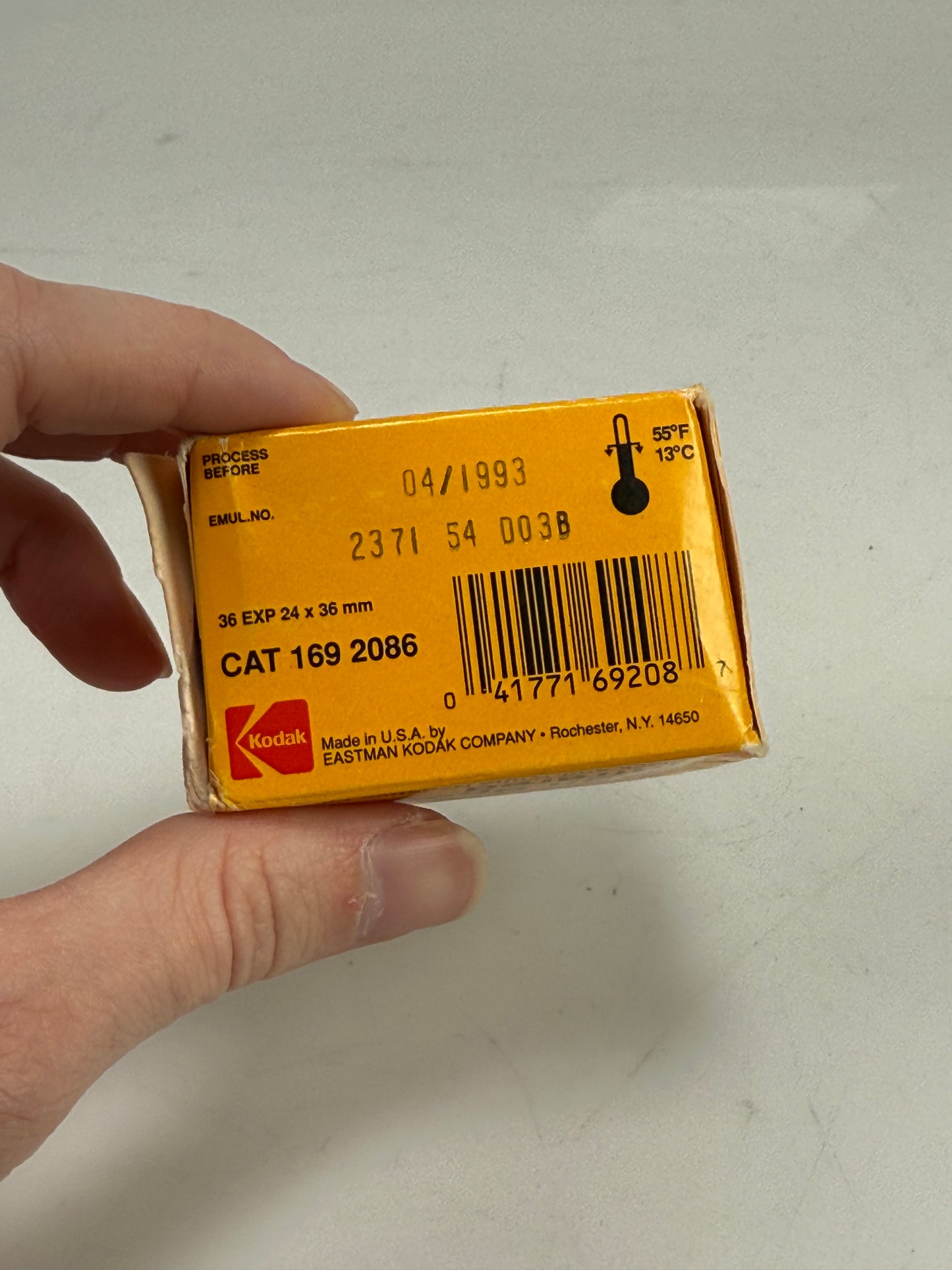 Kodak 35mm B&W High Speed Infrared Film HIE 135-36