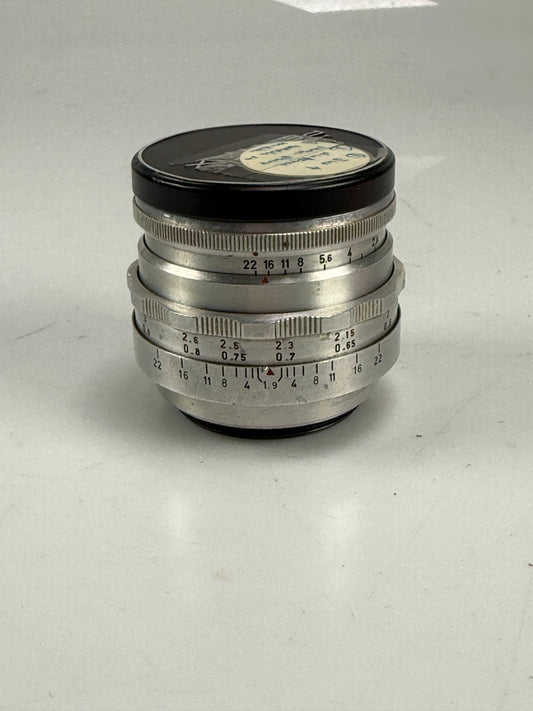 Meyer Optic PRIMOPLAN "RED V" 58mm f1.9 SILVER - M42 mount