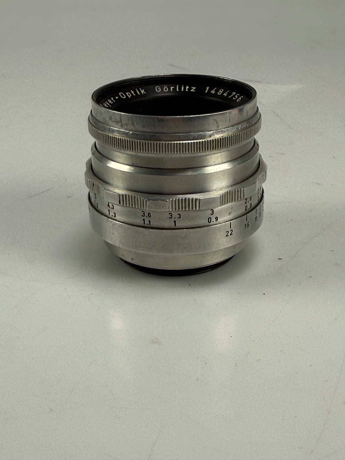 Meyer Optic PRIMOPLAN "RED V" 58mm f1.9 SILVER - M42 mount