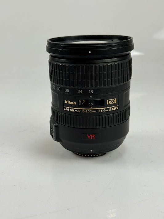 Nikon Nikkor AF-S 18-200mm f3.5-5.6 G ED DX VR Lens AFS