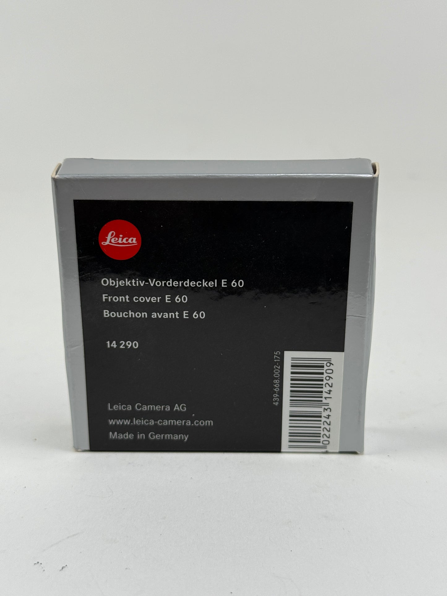 Original Genuine Leica 60mm 14290 Snap-On Front Lens Cap Made in Germany