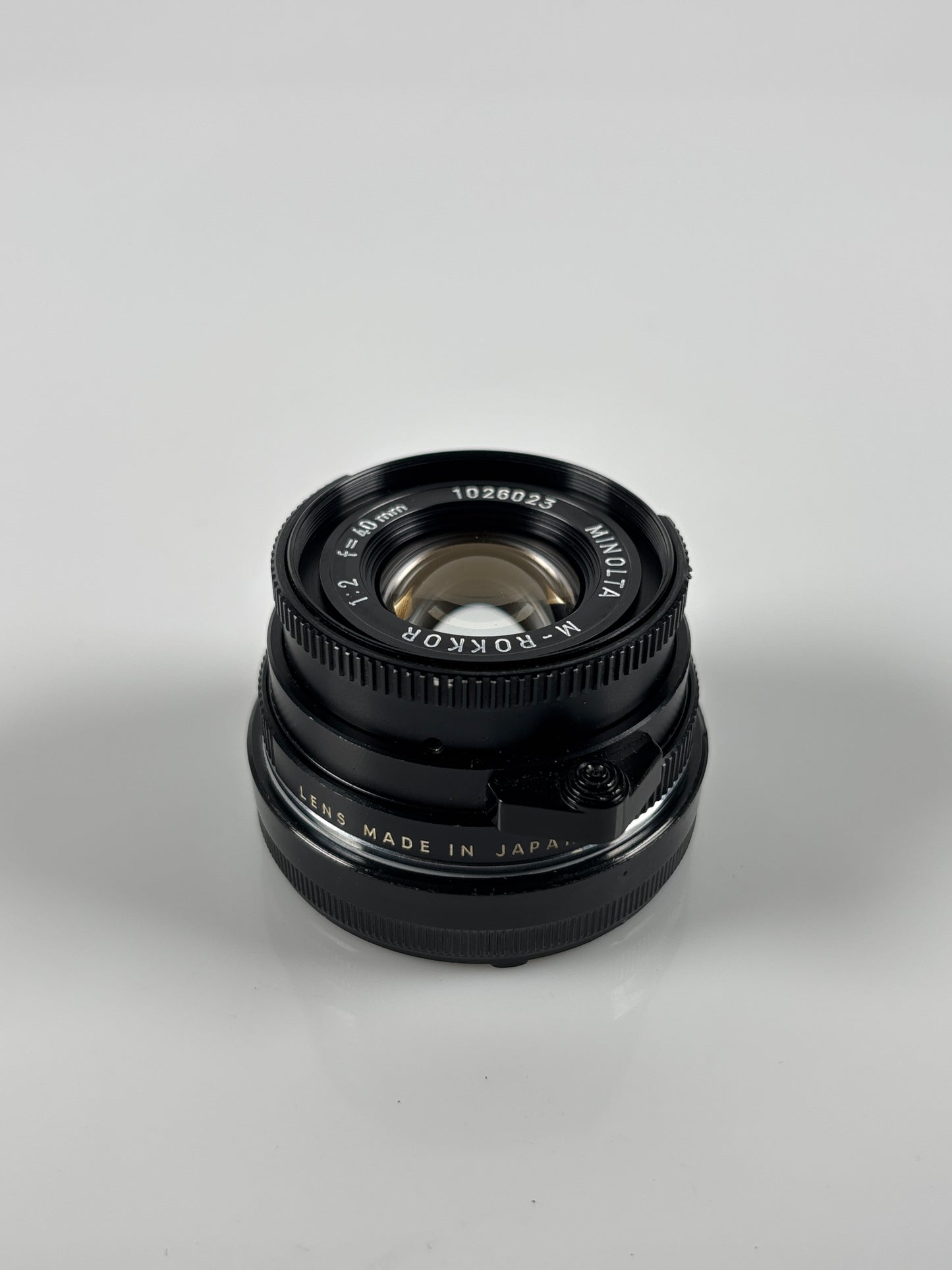 Minolta Rokkor M 40mm f/2 Leica M Mount Lens - Exc.