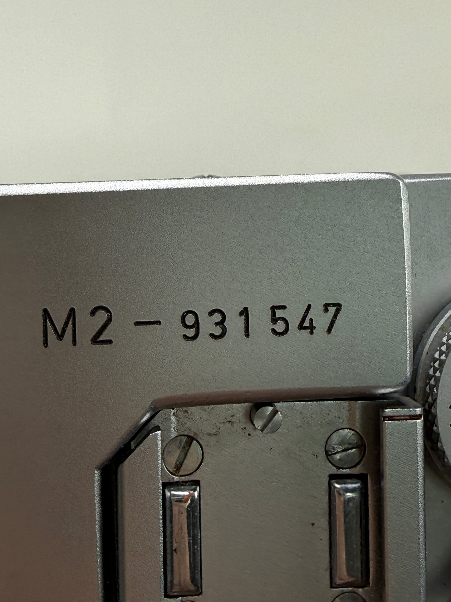 Leica M2 button rewind Chrome 35mm rangefinder film camera body