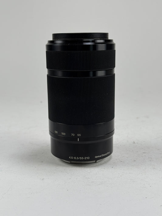 Sony SEL55210 55-210mm F4.5-6.3 OSS E Mount Lens black
