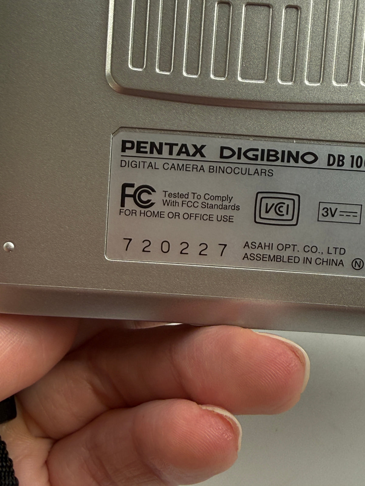 PENTAX DIGIBINO DB100 Optical Binoculars Integrated Digital Camera