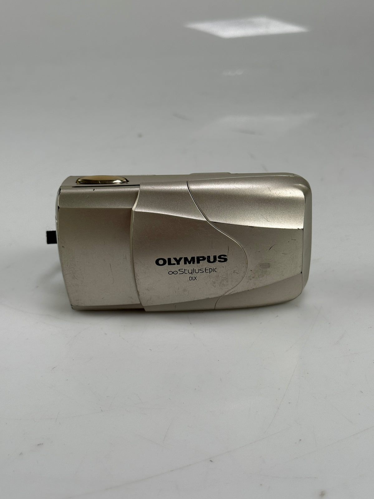 Olympus Stylus Epic DLX MJU II 35mm point and shoot p&s film camera 35mm f2.8 chrome/silver