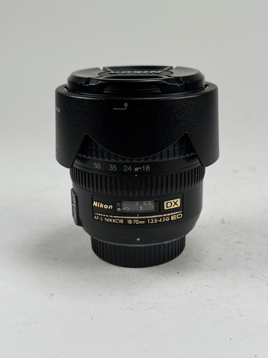 Nikon AF-S DX Nikkor 18-70mm f3.5-4.5 G ED IF Autofocus APS-C Lens