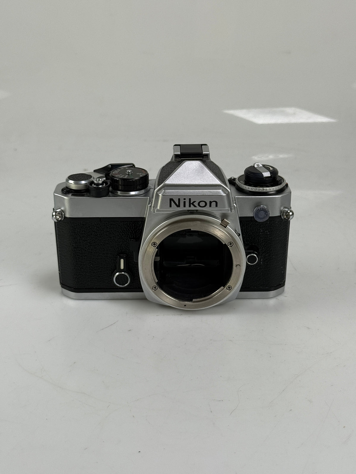 Nikon FE silver chrome 35mm SLR Film Camera Body
