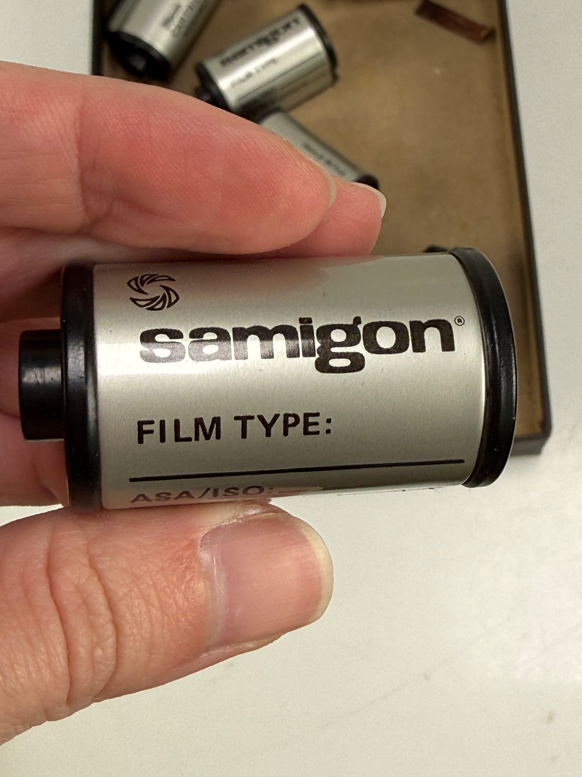 Lot of 35mm Samigon Reloadable Film Cassette lot of 7 empty