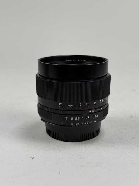 Voigtlander Nokton 58mm F1.4 SL II N / Ais Lens for Nikon