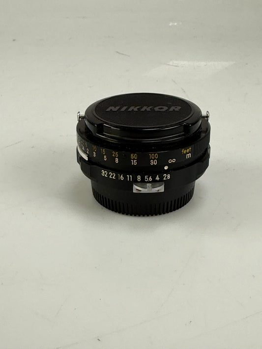 Nikon Nikkor 45mm f2.8 GN Guide Number non-AI Prime Lens