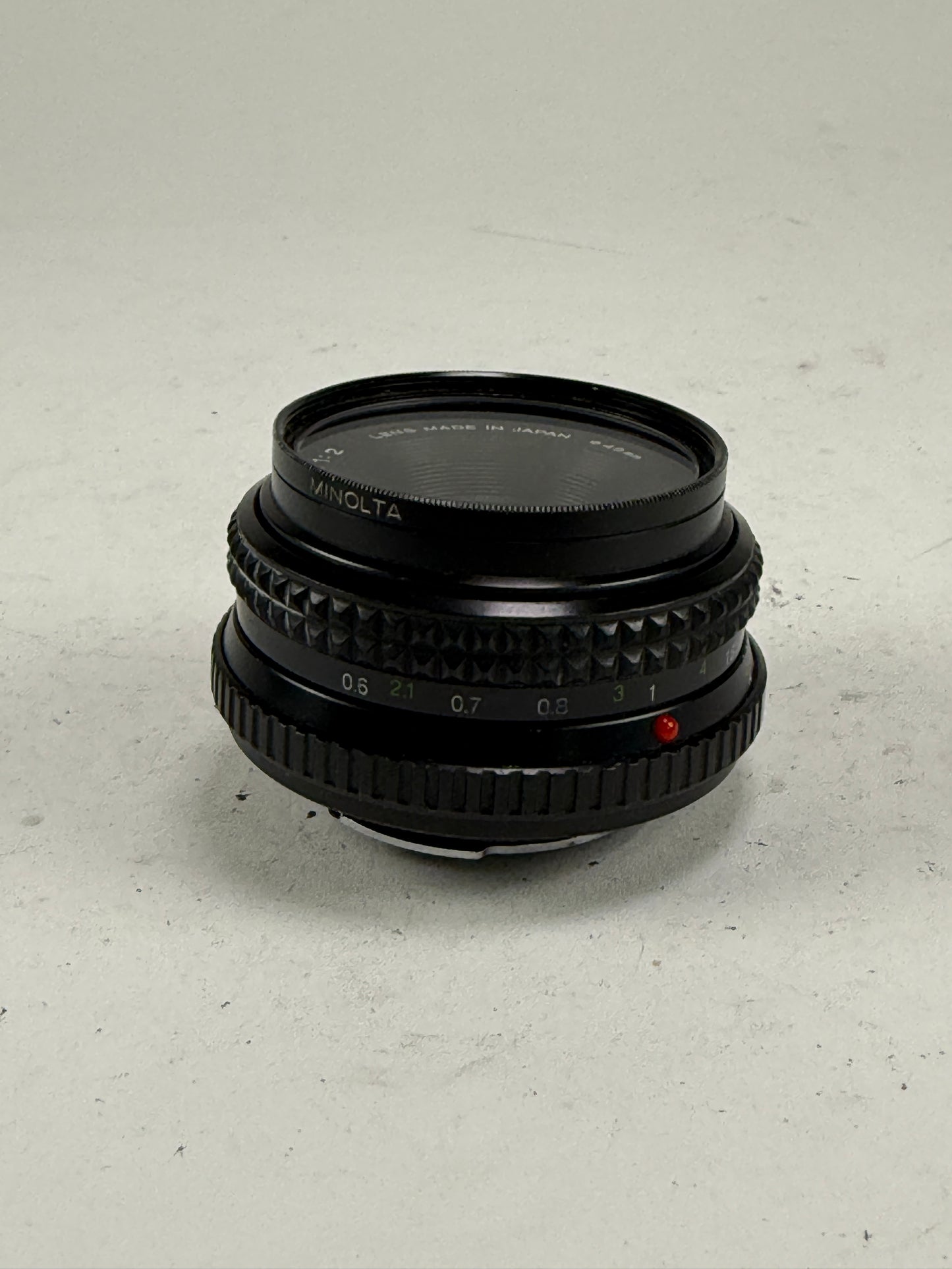 Minolta MD Rokkor-X 45mm f2 Prime lens