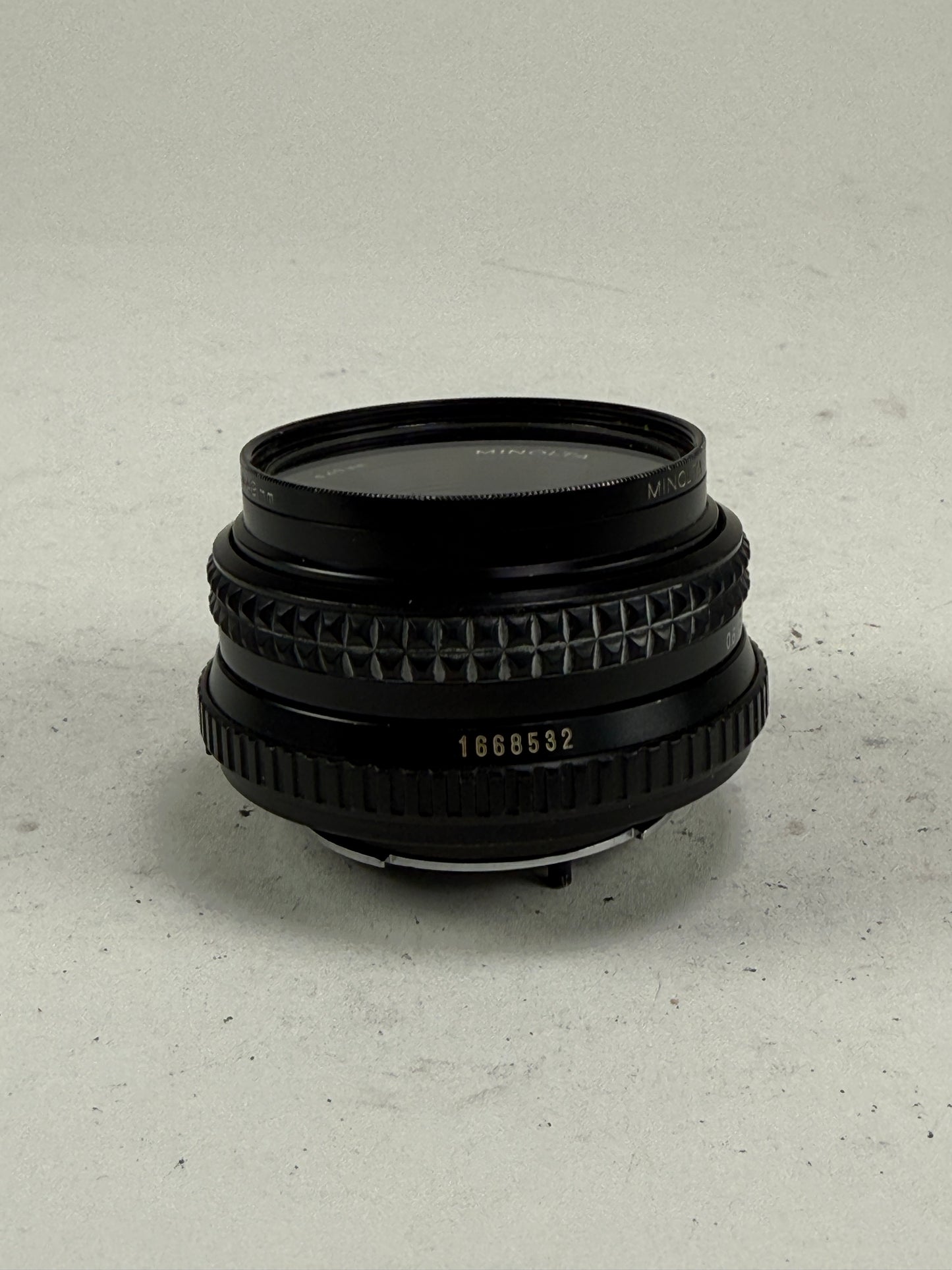 Minolta MD Rokkor-X 45mm f2 Prime lens