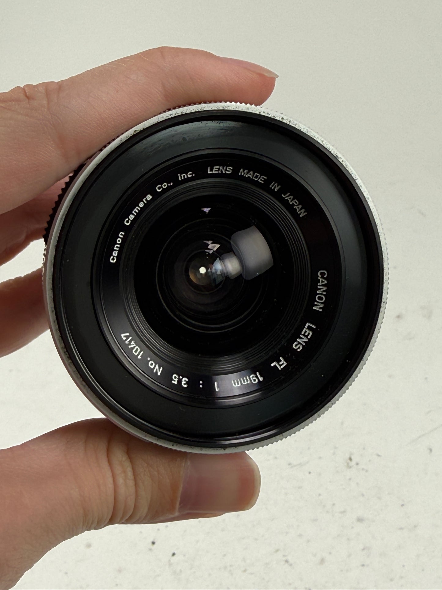 Canon FL 19mm F3.5 Wide Angle Lens FD Mount