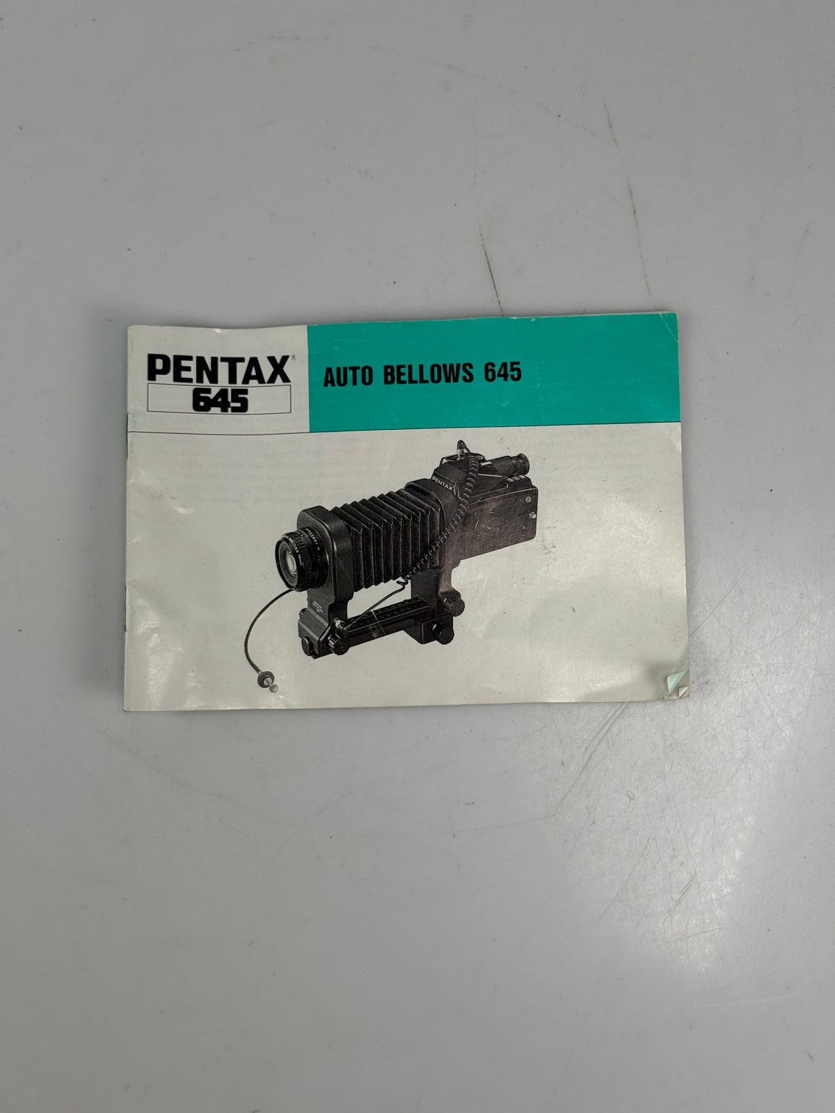 Pentax Auto Bellows 645 Instruction Manual RARE