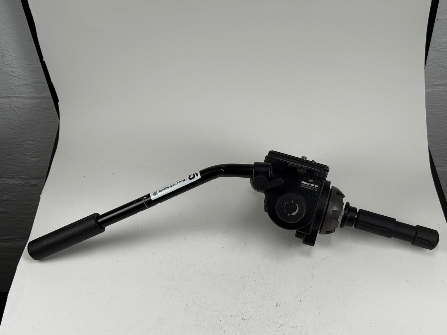 Bogen Manfrotto 3433 / 501 Head Fluid Head w/ Handle, QR Plate
