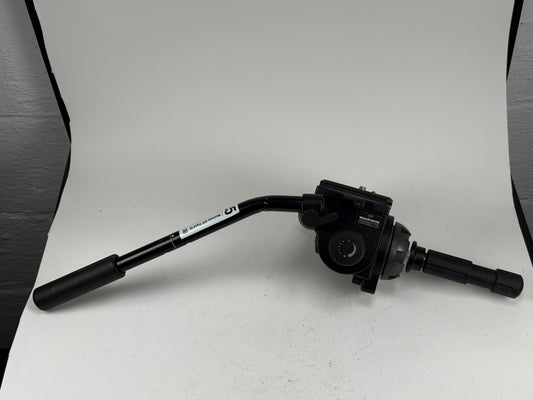 Bogen Manfrotto 3433 / 501 Head Fluid Head w/ Handle, QR Plate