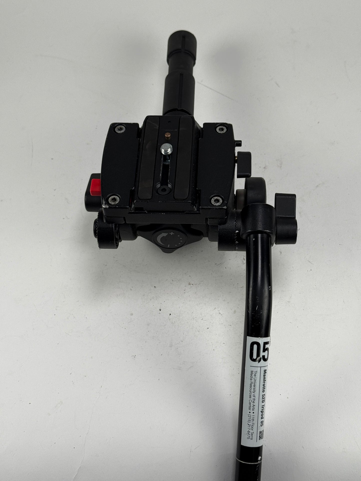 Bogen Manfrotto 3433 / 501 Head Fluid Head w/ Handle, QR Plate