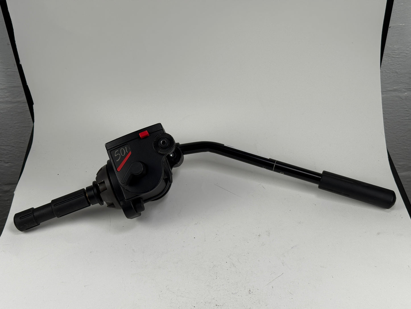 Bogen Manfrotto 3433 / 501 Head Fluid Head w/ Handle, QR Plate