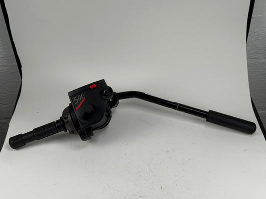 Bogen Manfrotto 3433 / 501 Head Fluid Head w/ Handle, QR Plate
