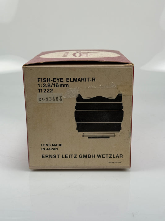 Box for Leica Fisheye-Elmarit-R 16mm f2.8