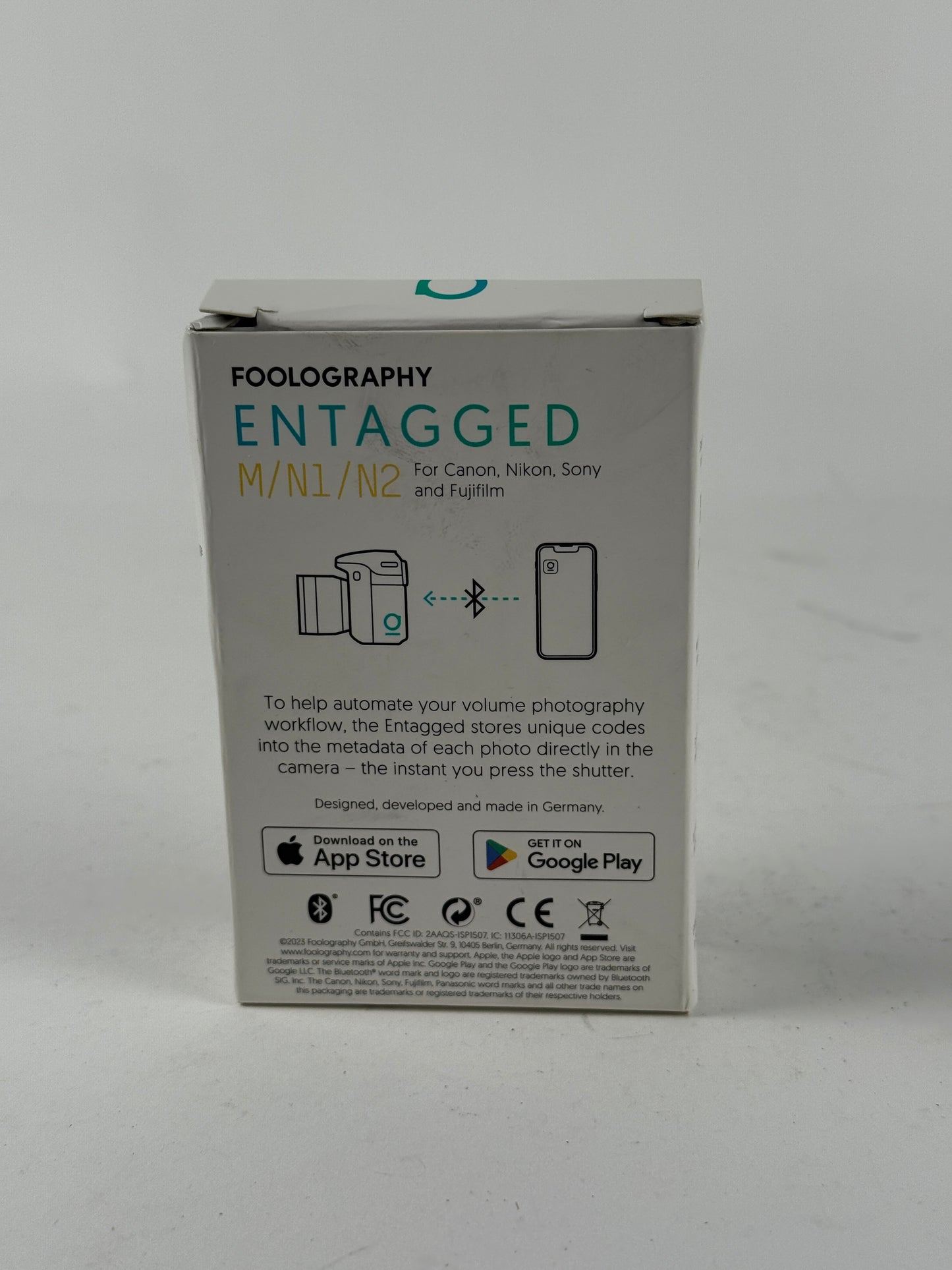 Foolography Entagged M w/ USB-C and Mini USB Adapters Photograph Tagging Device